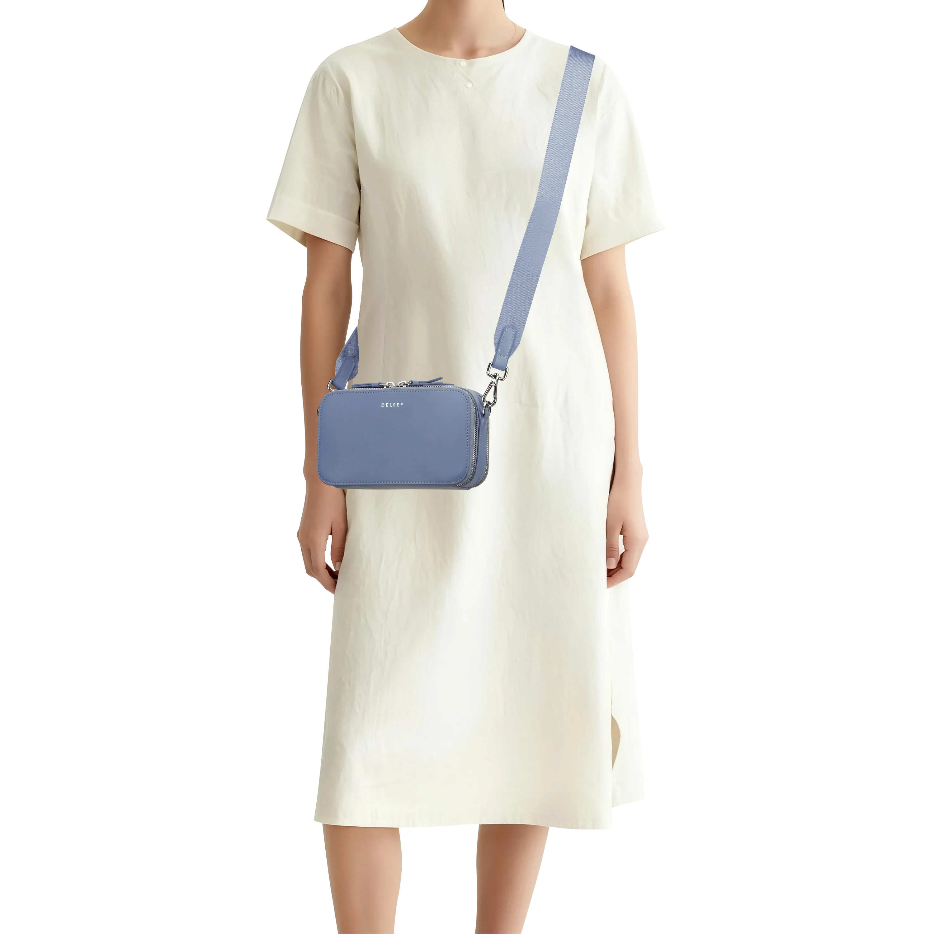 Le cuir lisse - Mini pochette avec bandoulière - Image 26