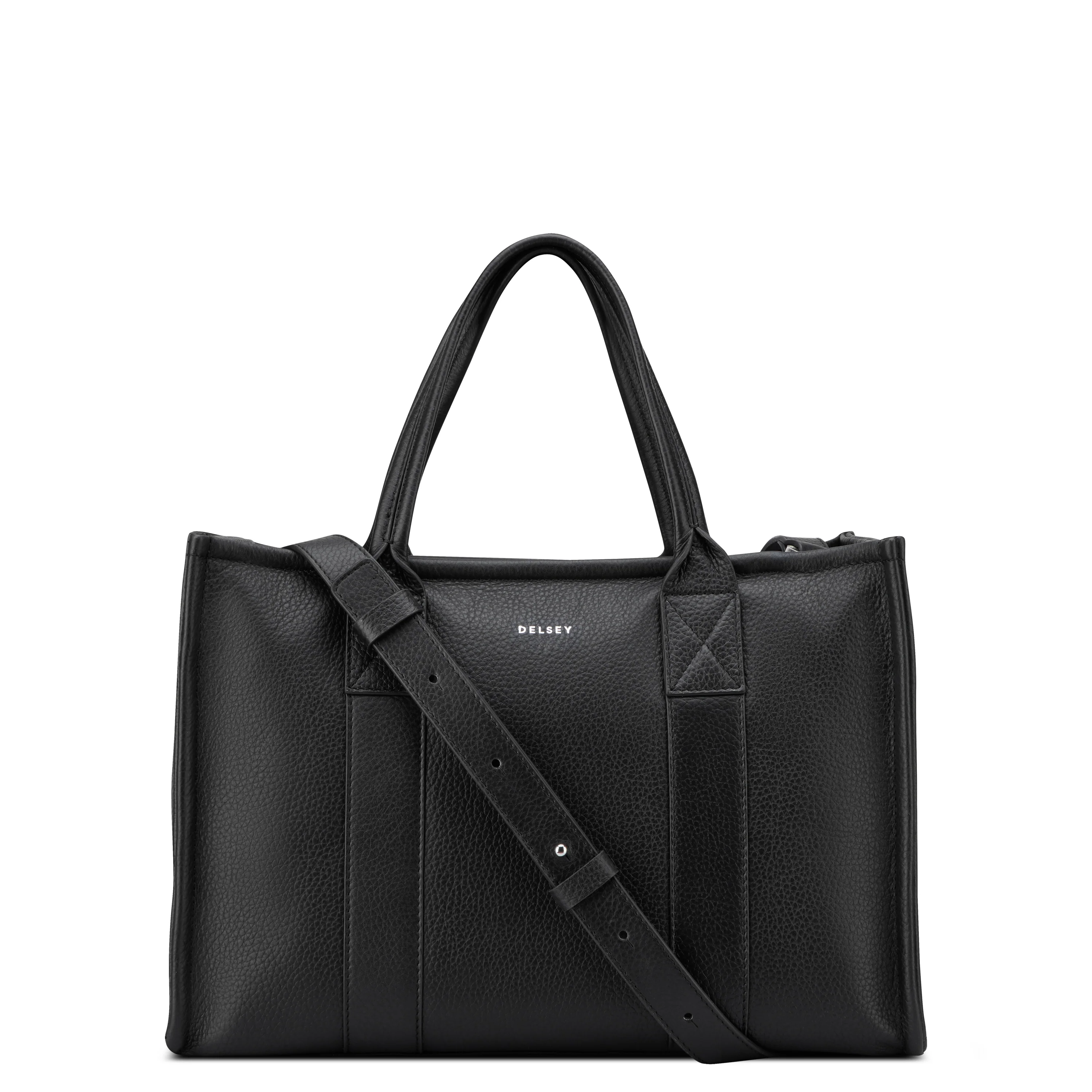 Le cuir grainé - Sac à main zippé - Image 11