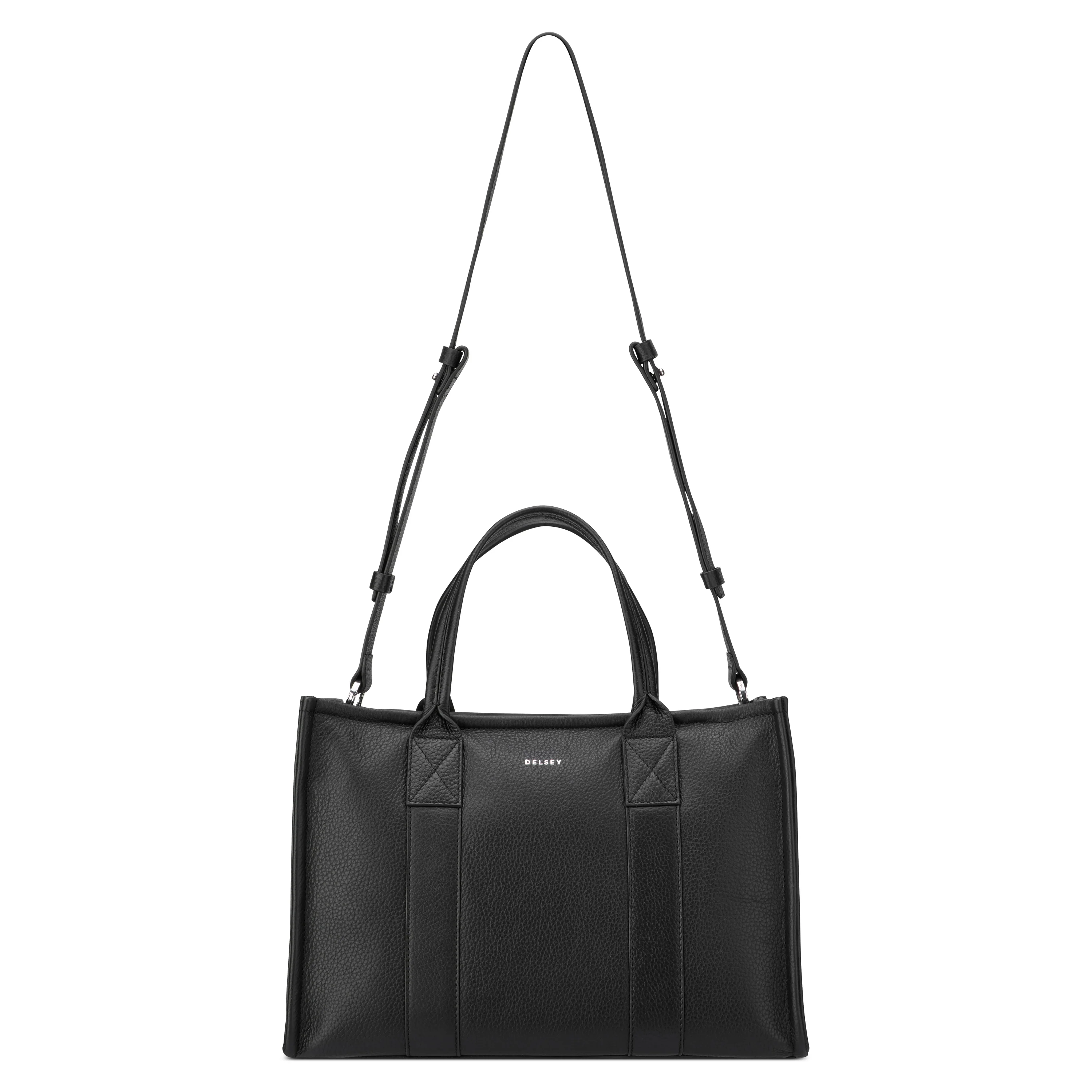 Le cuir grainé - Sac à main zippé - Image 12