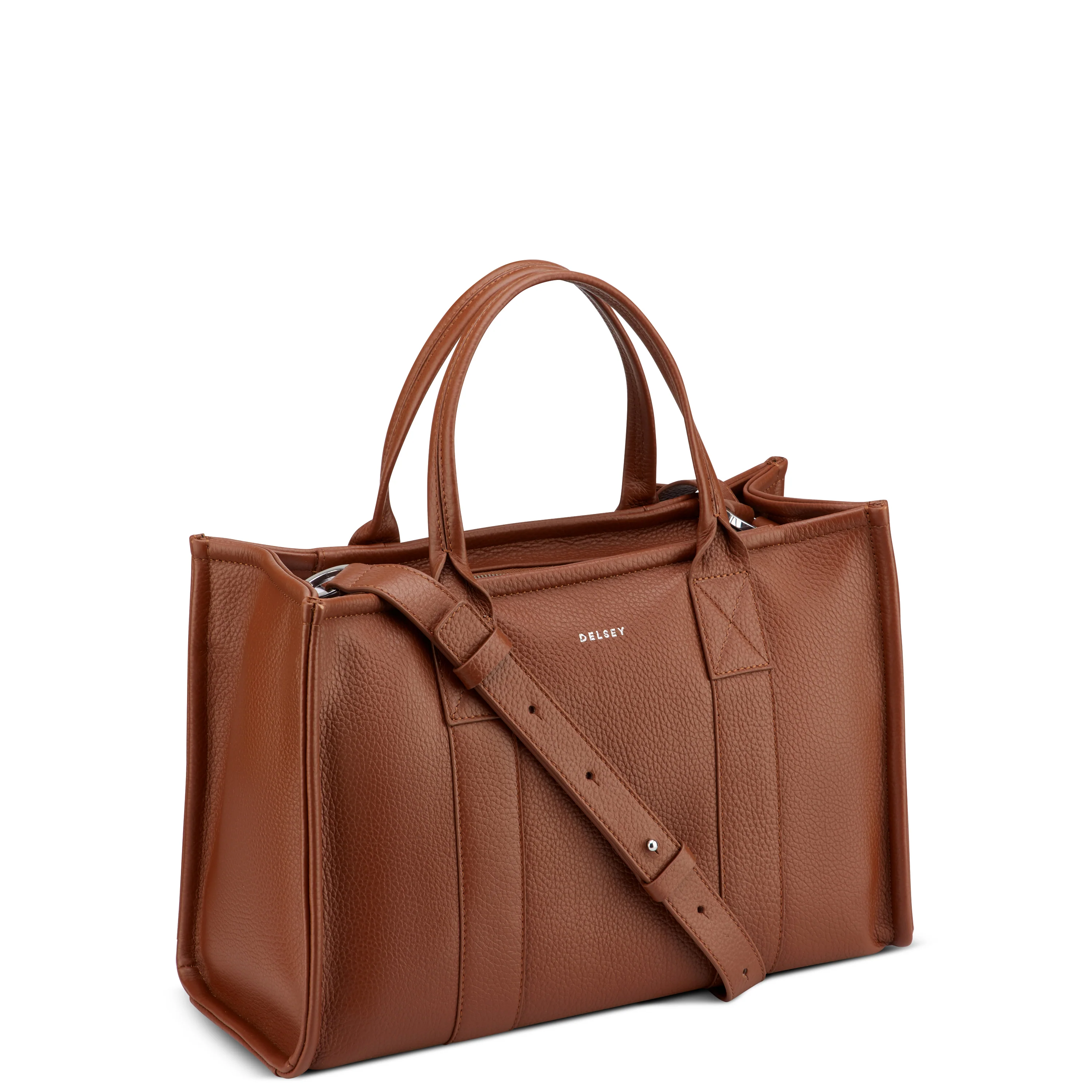 Le cuir grainé - Sac à main zippé - Image 16