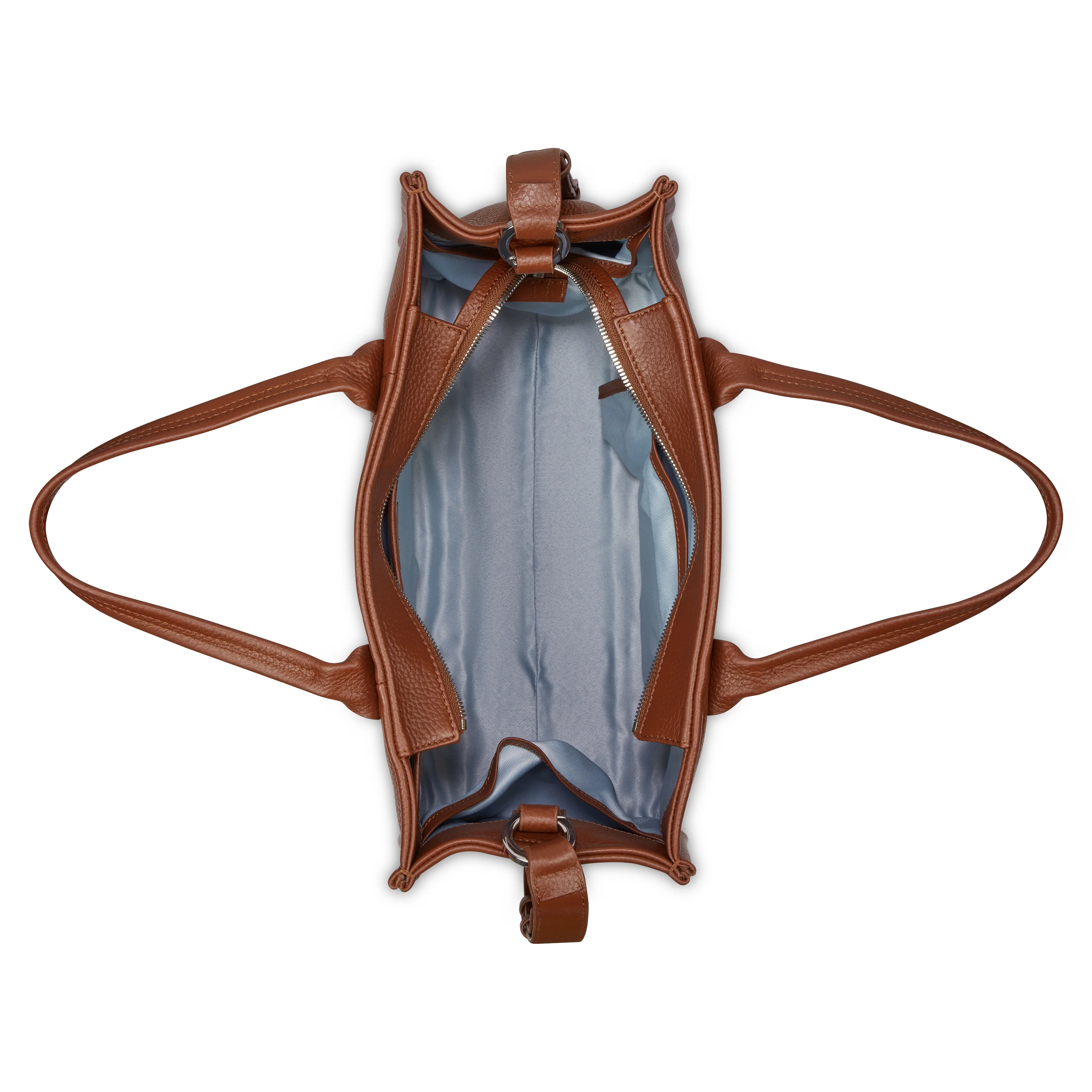 Le cuir grainé - Sac à main zippé - Image 17