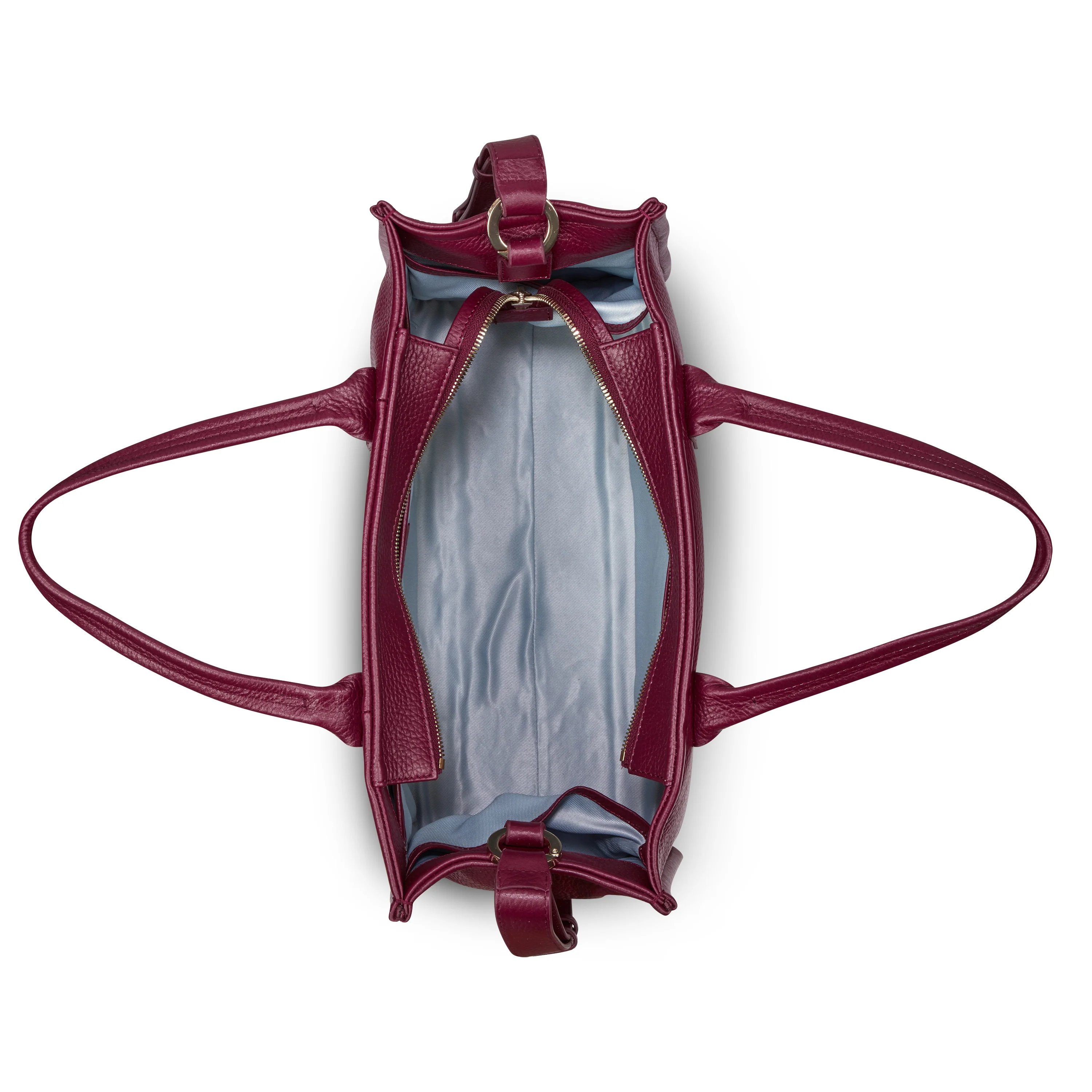 Le cuir grainé - Sac à main zippé - Image 3