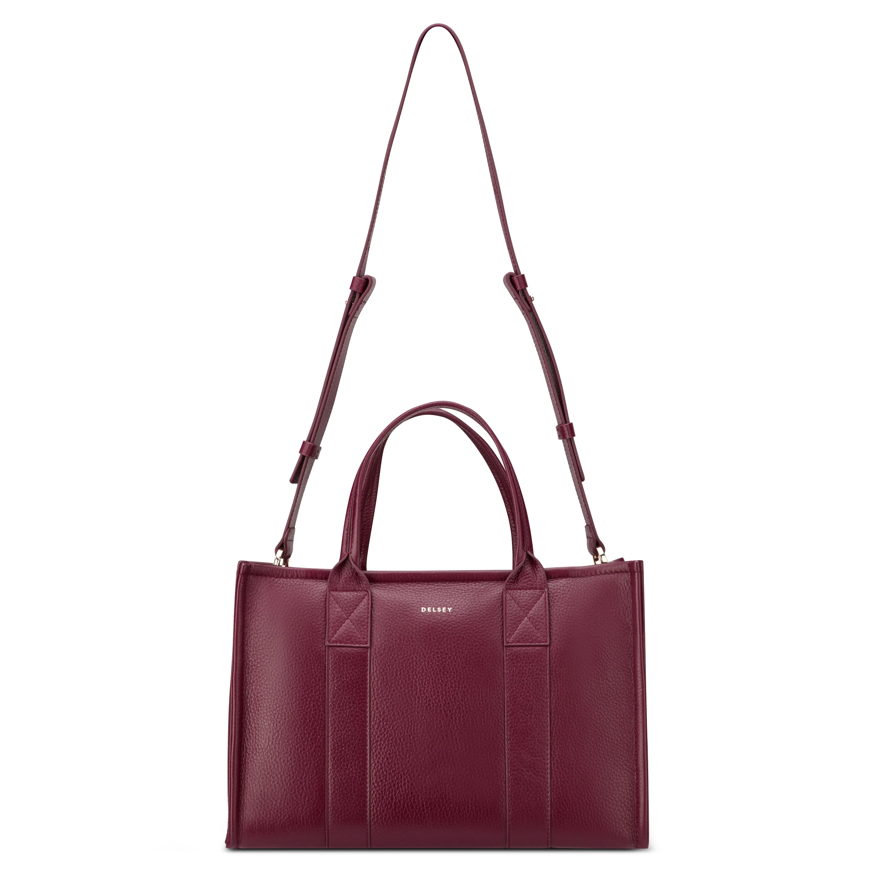 Le cuir grainé - Sac à main zippé - Image 5
