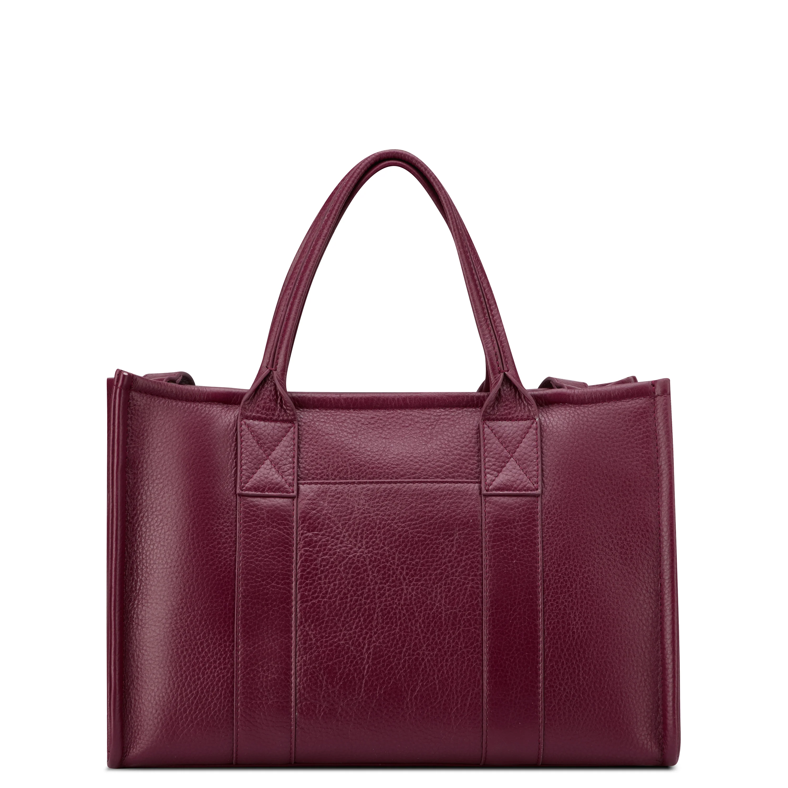 Le cuir grainé - Sac à main zippé - Image 7
