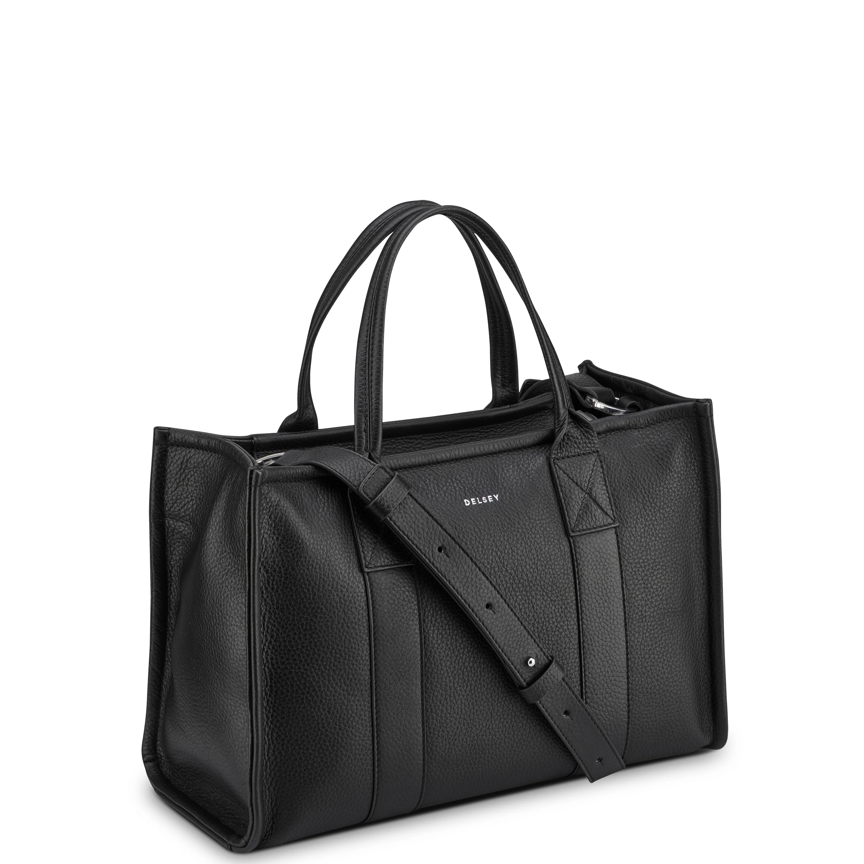 Le cuir grainé - Sac à main zippé - Image 9