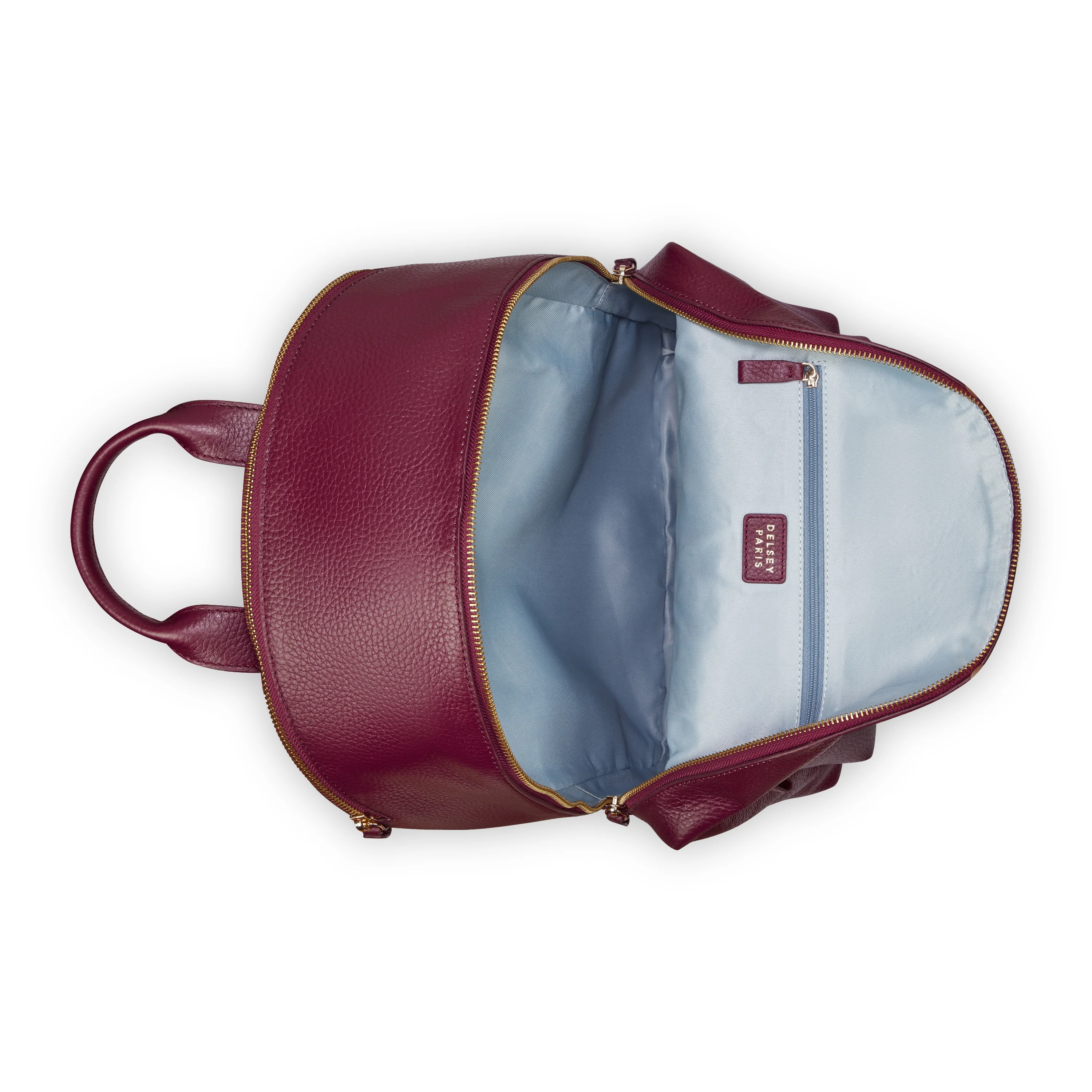 Le cuir grainé - Sac à dos en cuir avec 2 compartiments - Image 15