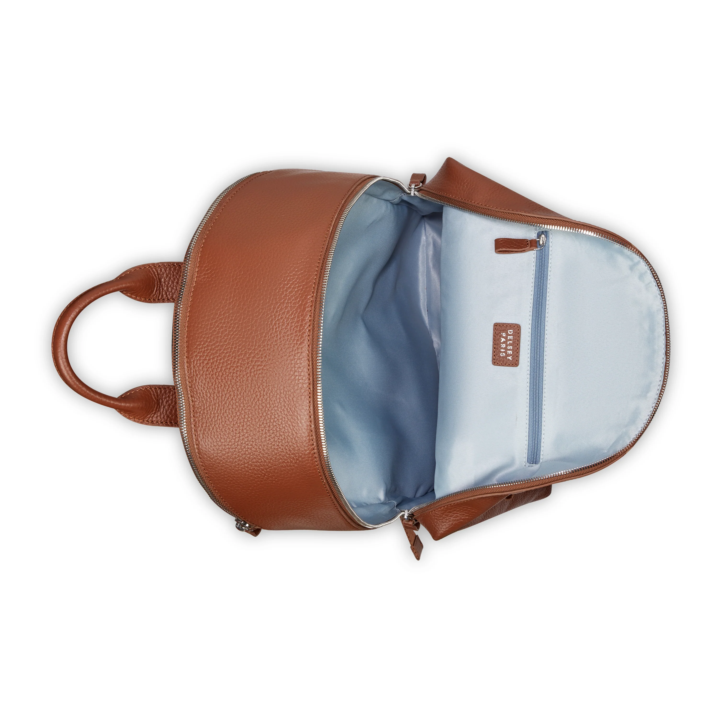 Le cuir grainé - Sac à dos en cuir avec 2 compartiments - Image 9