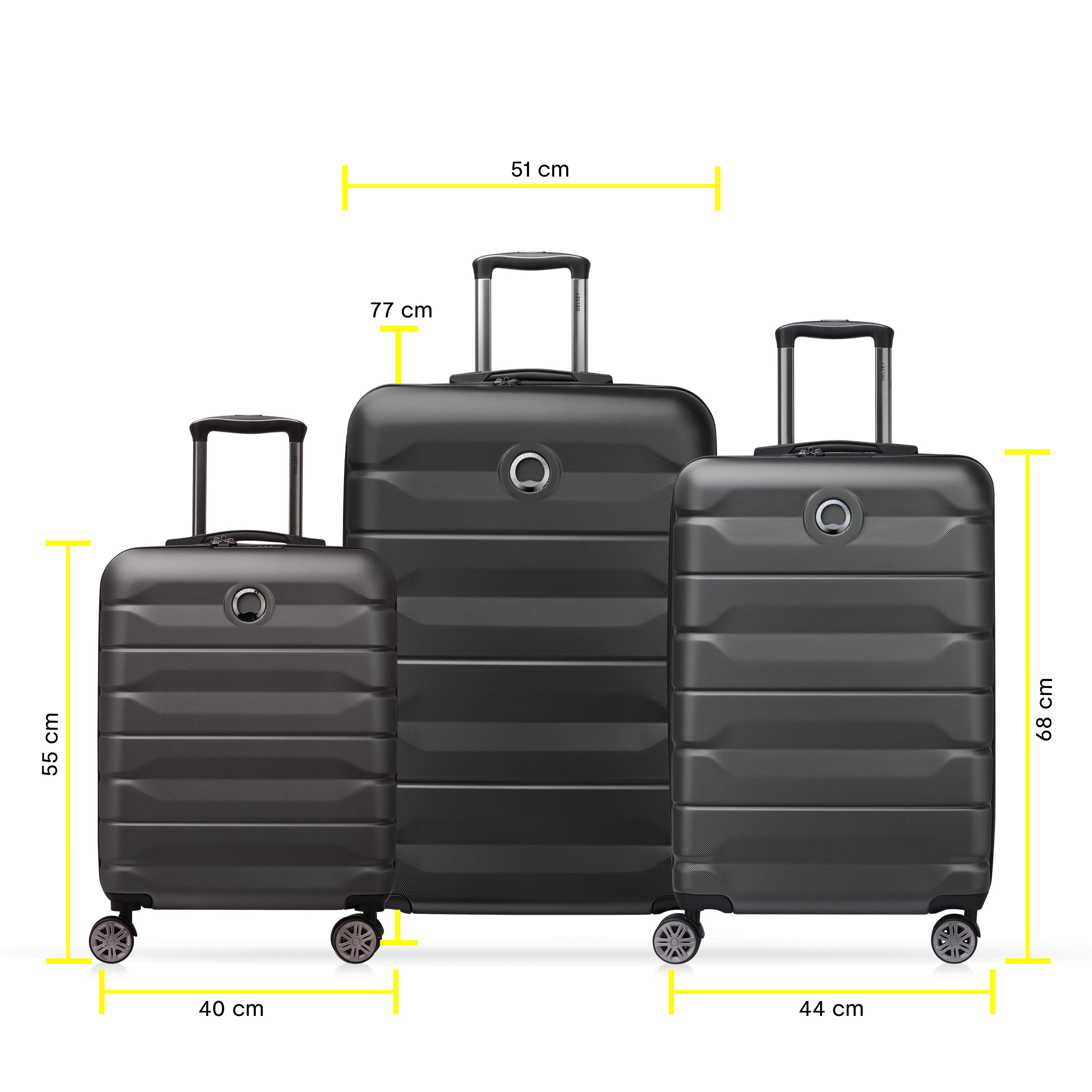 AIR ARMOUR - Set 3 Valises (L-77cm) (M-68cm) (S-Slim-55cm) - Image 50