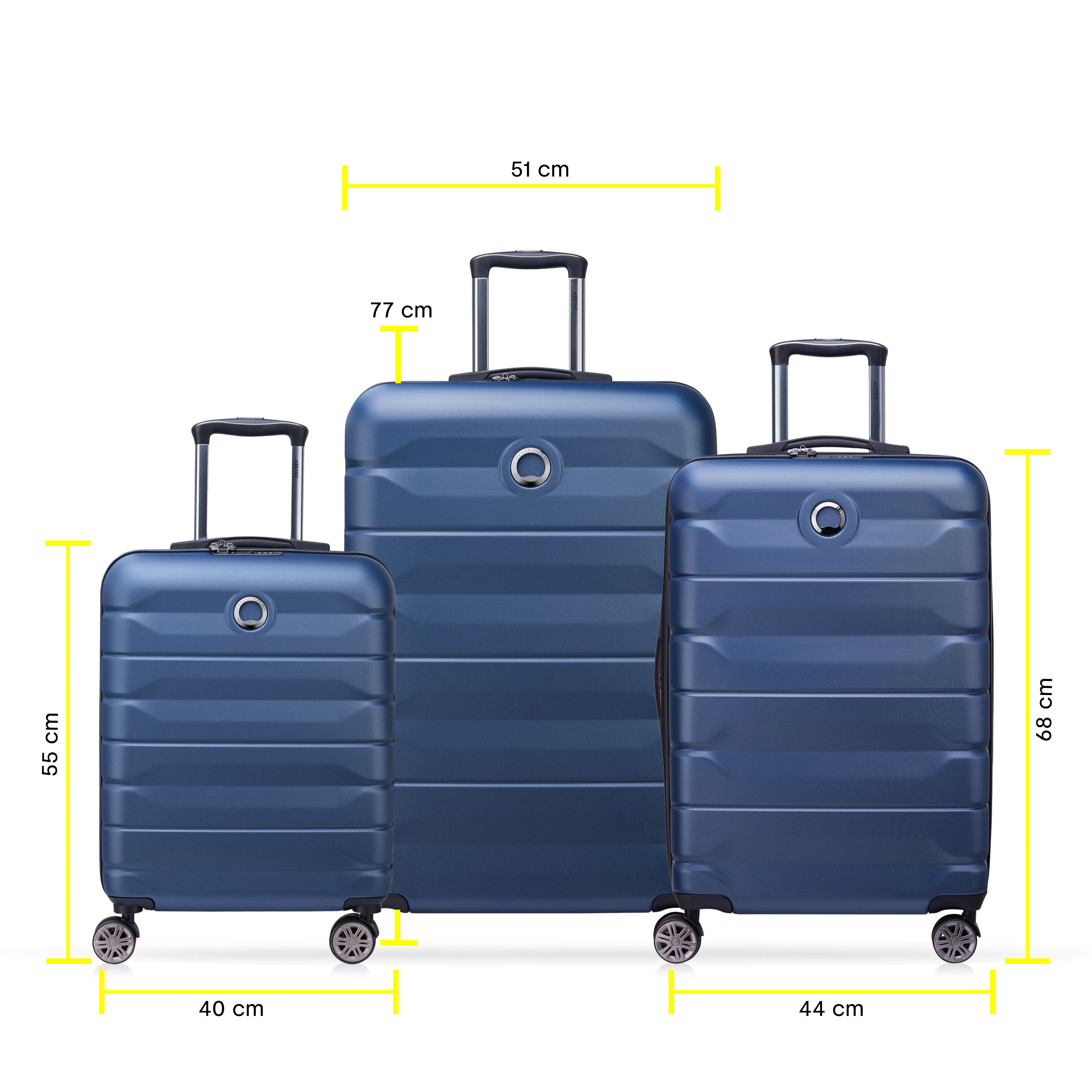 AIR ARMOUR - Set 3 Valises (L-77cm) (M-68cm) (S-Slim-55cm) - Image 51