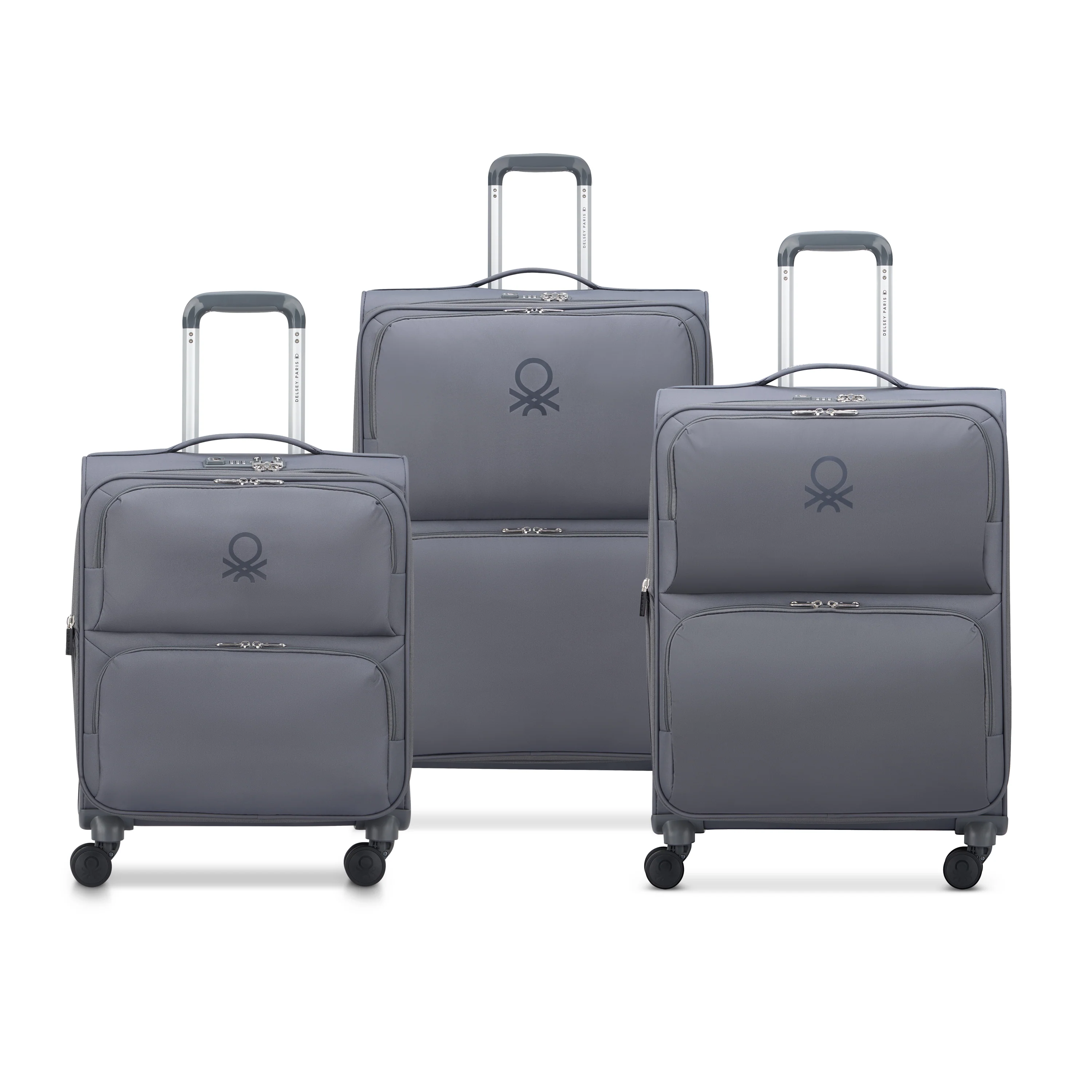 UCB SOFTSIDE - Set 3 Valises Extensibles (L-76cm) (M-66cm) (S SLIM-55cm) - Image 8